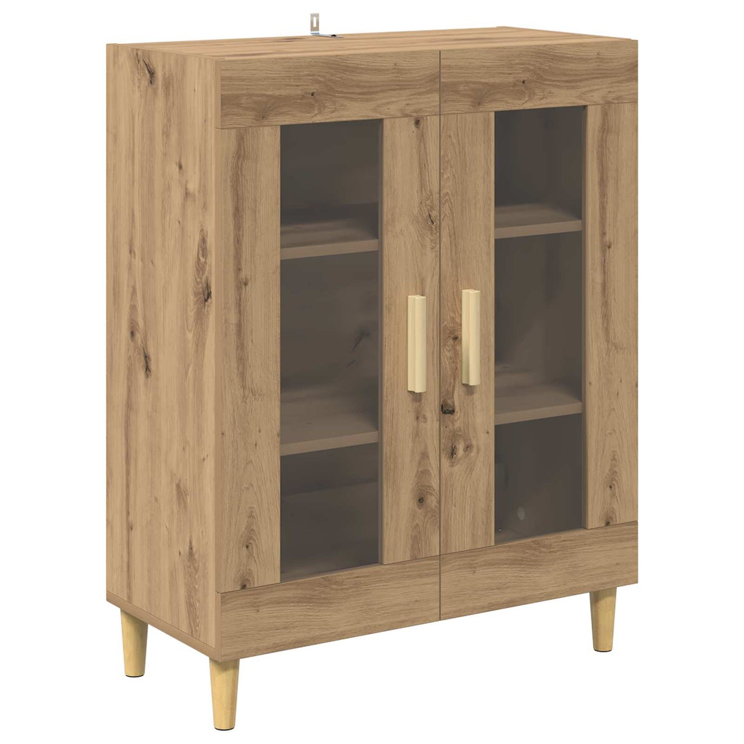 vidaXL Highboard Artisan Oak 69,5 x 32,5 x 180 εκ Επεξεργασμένο ξύλο