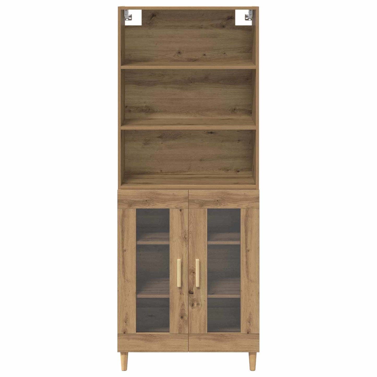 vidaXL Highboard Artisan Oak 69,5 x 32,5 x 180 εκ Επεξεργασμένο ξύλο