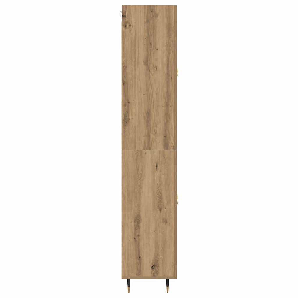 vidaXL Highboard Artisan Oak 69,5 x 34 x 180 εκ. Επεξεργασμένο ξύλο