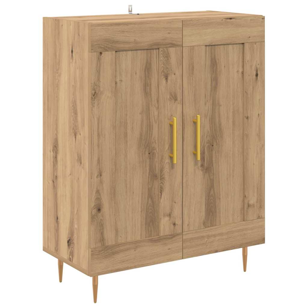 vidaXL Highboard 2 pcs Artisan Oak Επεξεργασμένο ξύλο