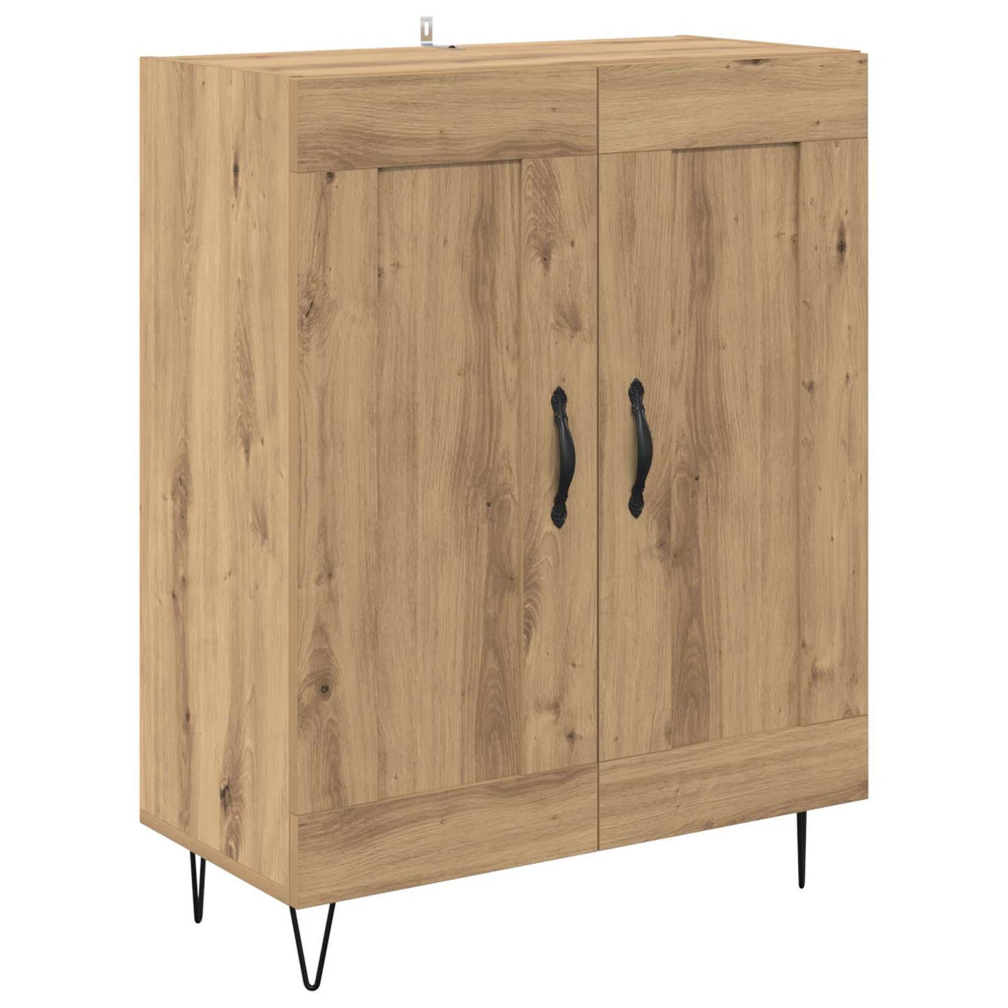 vidaXL Highboard 2 pcs Artisan Oak Επεξεργασμένο ξύλο