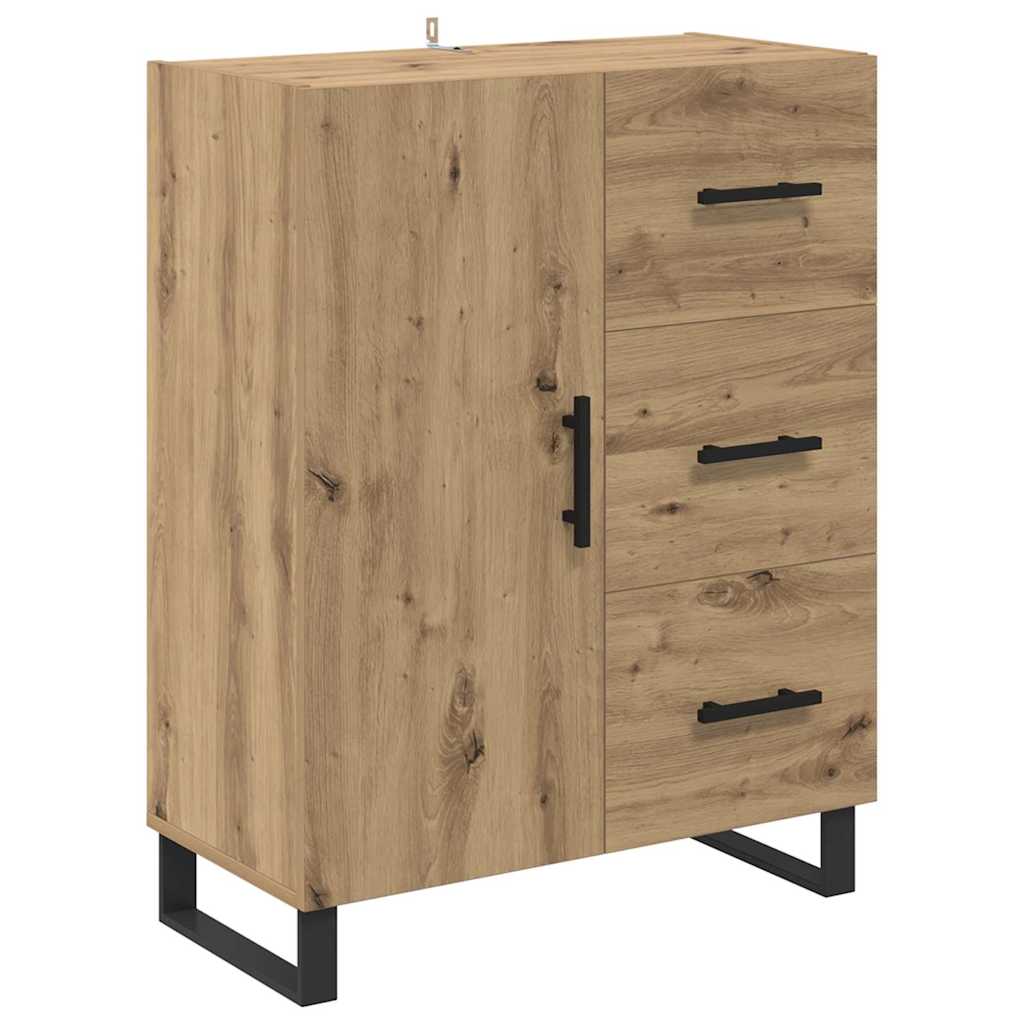 vidaXL Highboard Artisan Oak 69,5 x 34 x 180 εκ. Επεξεργασμένο ξύλο