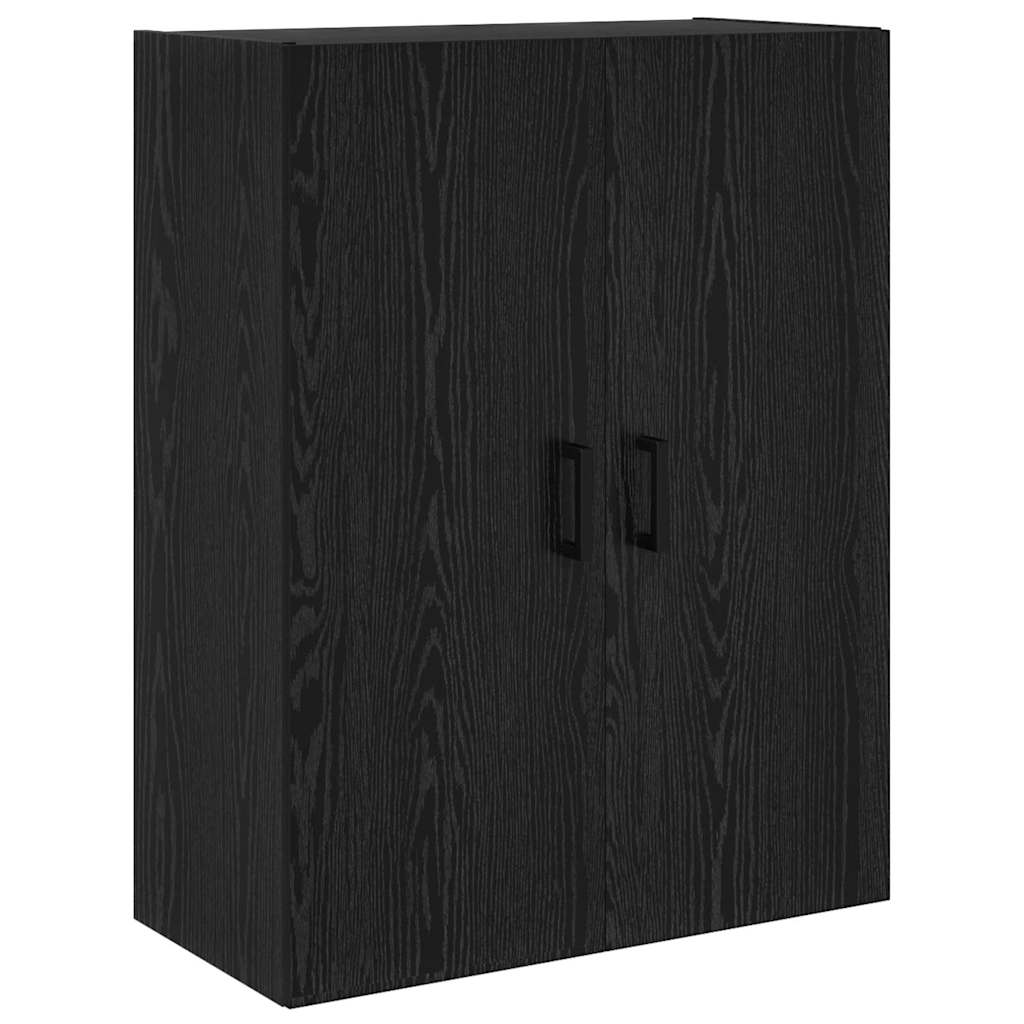 vidaXL Highboard Μαύρη Οξυά 69,5 x 34 x 180 εκ. Επεξεργασμένο ξύλο