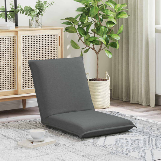 vidaXL Καρέκλα Δαπέδου Σκούρο Γκρι 54 x 64 x 59 εκ. ύφασμα