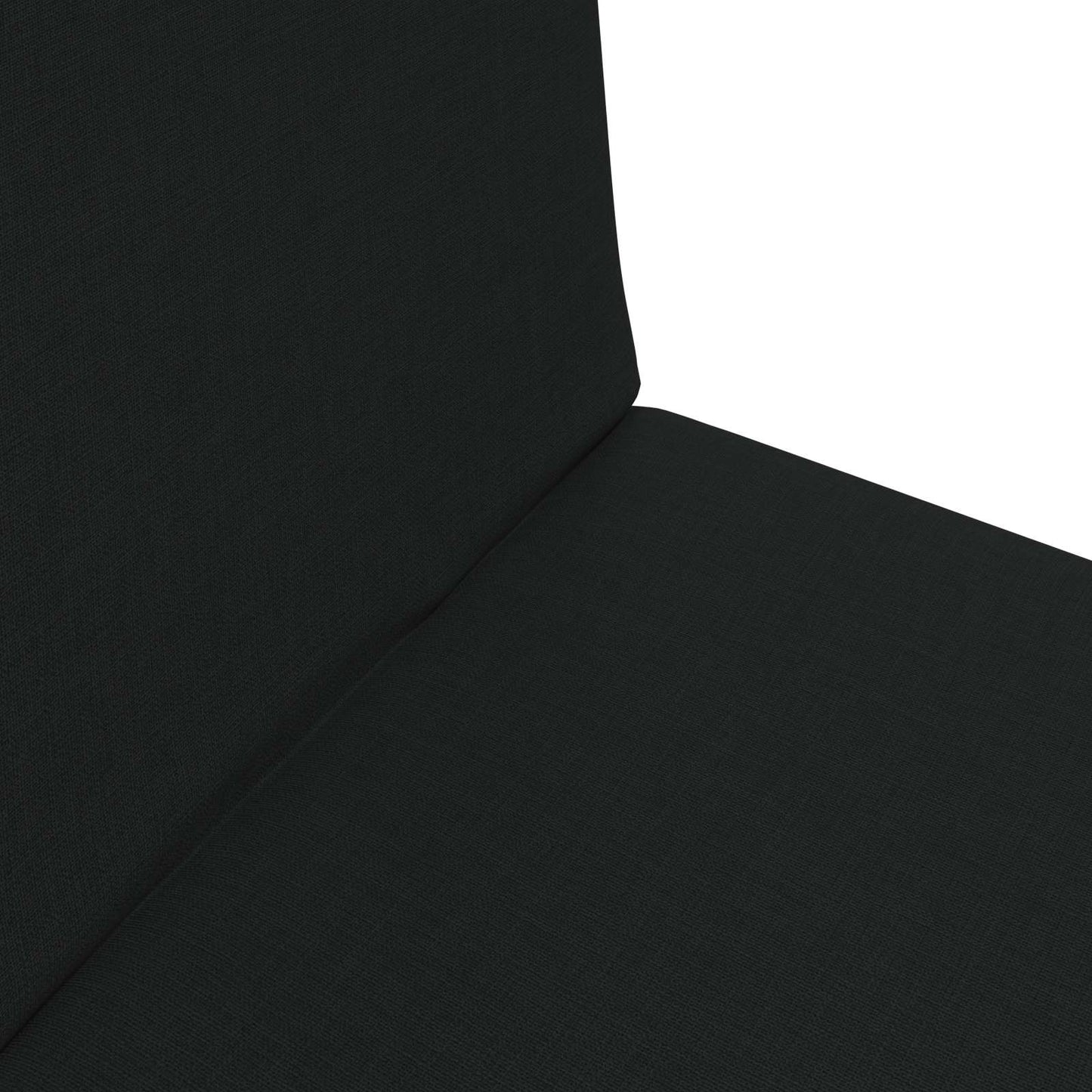 vidaXL Καρέκλα Δαπέδου Μαύρο 54 x 64 x 59 εκ. ύφασμα