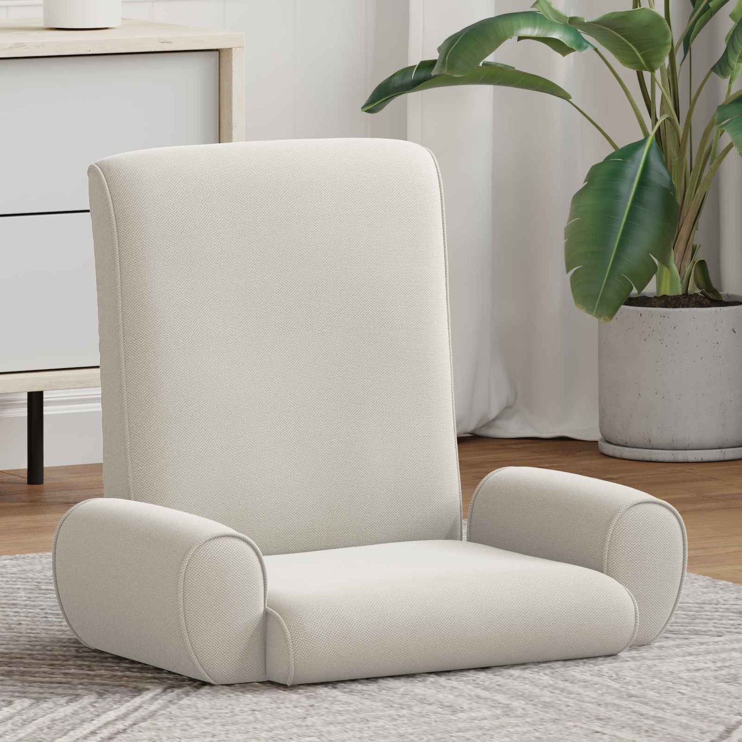 vidaXL Καρέκλα Δαπέδου Βρώμη 68 x 51 x 56 εκ Τρανές Βελούδο