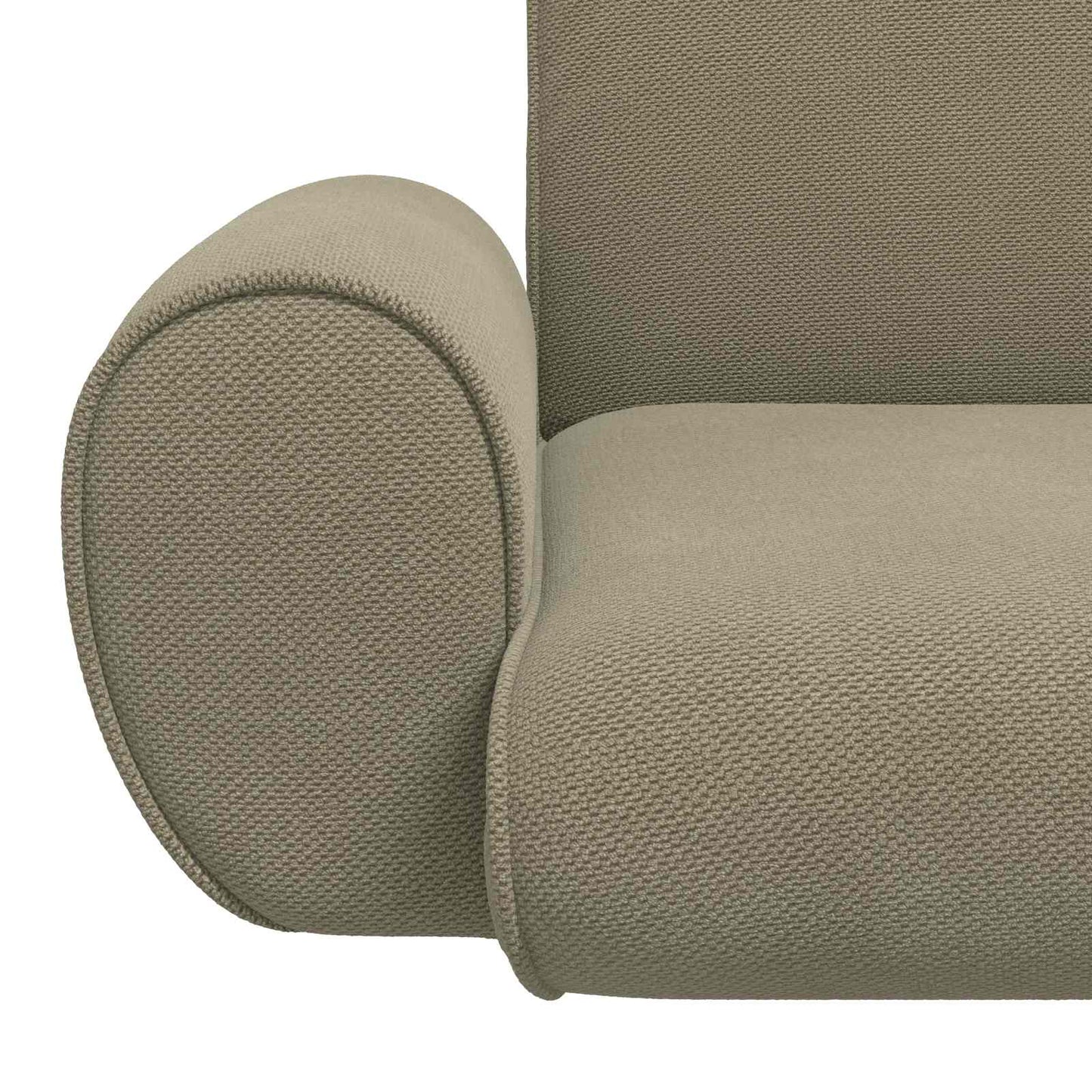 vidaXL Καρέκλα Δαπέδου Χακί 68 x 51 x 56 εκ Τρανές Βελούδο