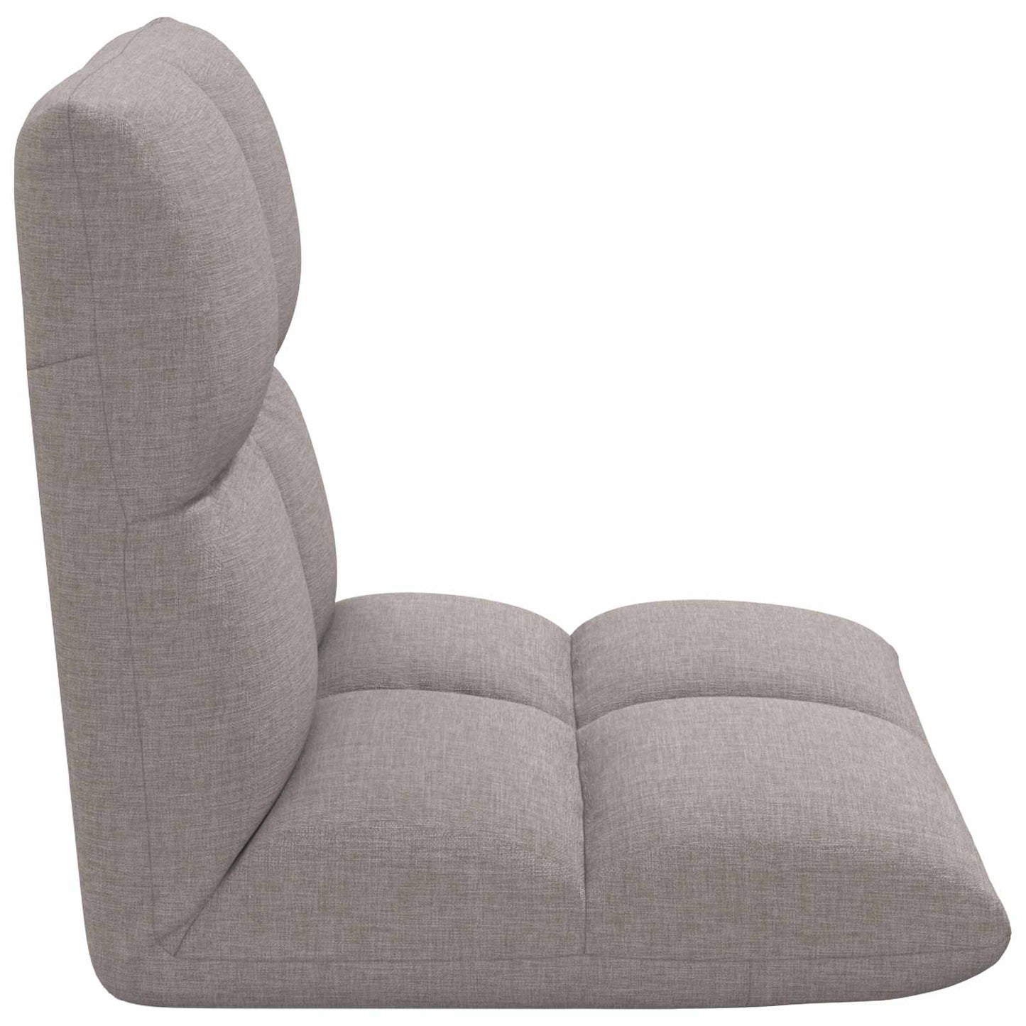 vidaXL Καρέκλα Δαπέδου Taupe 50 x 61 x 57 εκ ύφασμα