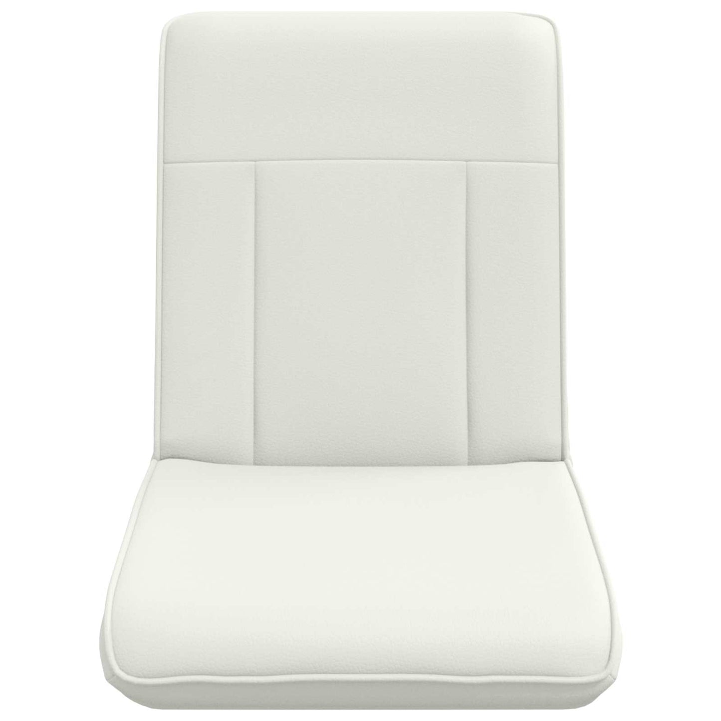 vidaXL Καρέκλα Δαπέδου Λευκός 50 x 73 x 60 εκ Τεχνητό Δέρμα