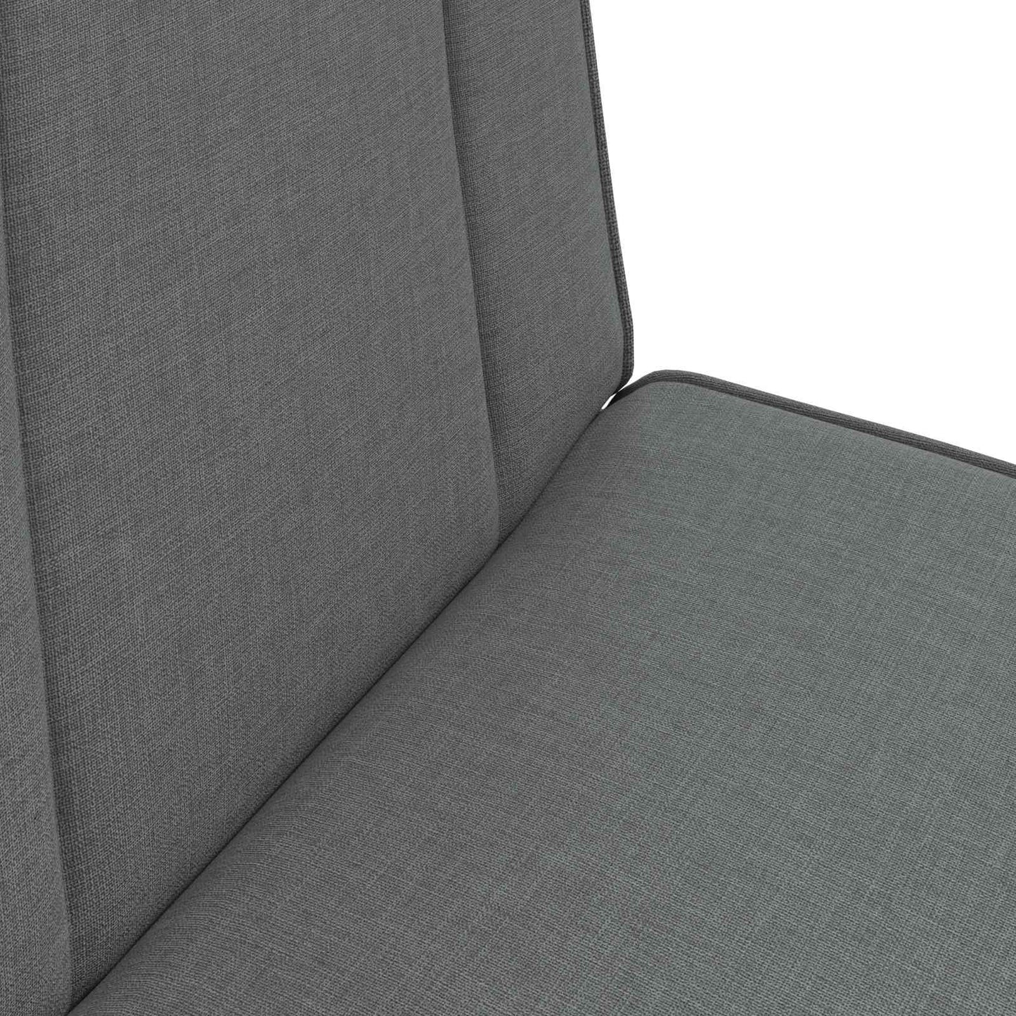 vidaXL Καρέκλα Δαπέδου Σκούρο Γκρι 50 x 73 x 60 εκ ύφασμα