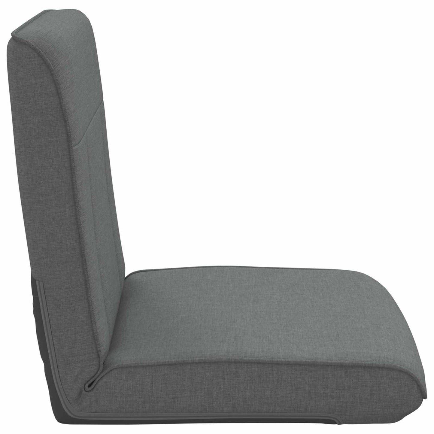 vidaXL Καρέκλα Δαπέδου Σκούρο Γκρι 50 x 73 x 60 εκ ύφασμα