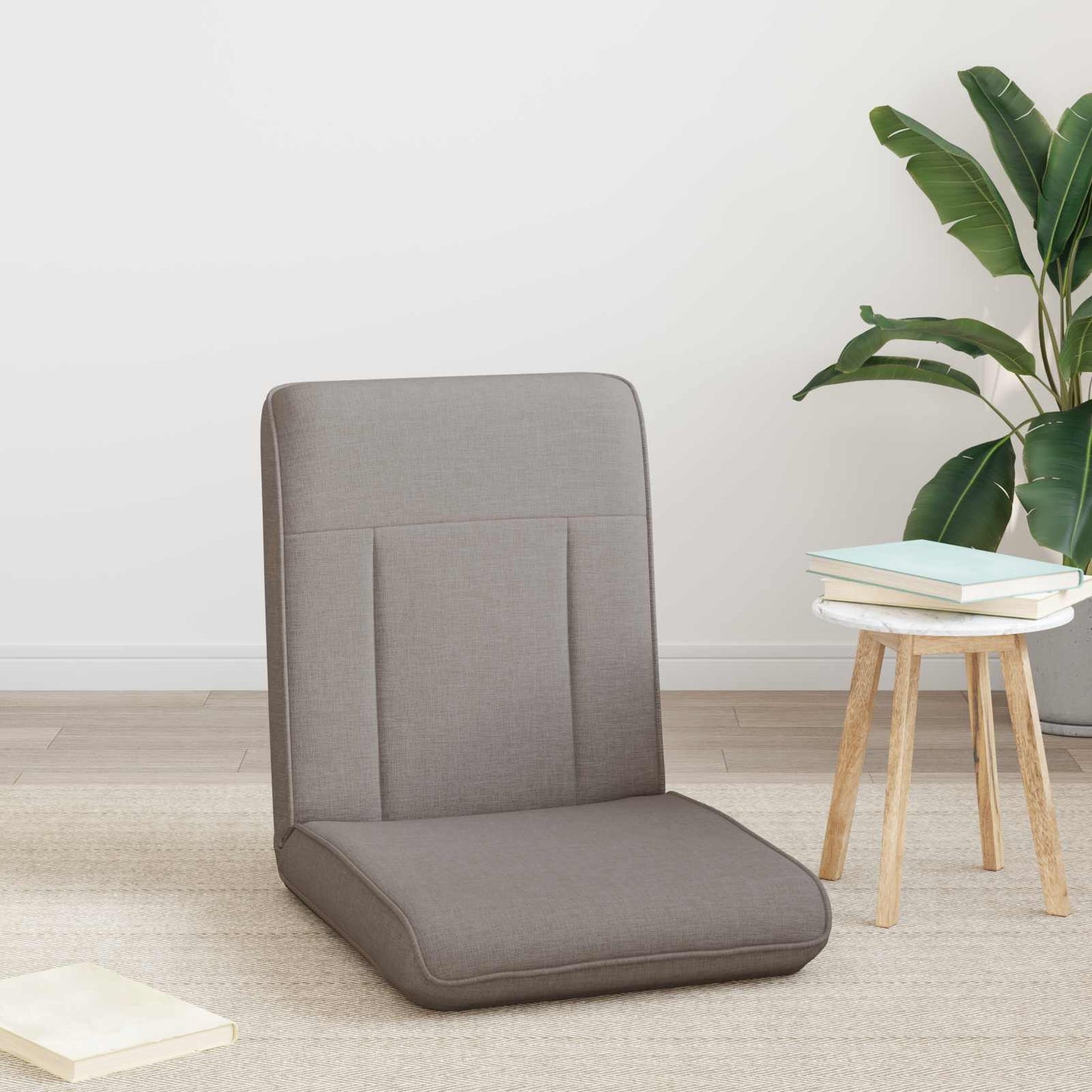 vidaXL Καρέκλα Δαπέδου Taupe 50 x 73 x 60 εκ ύφασμα