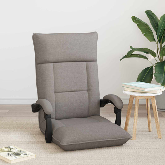 vidaXL Καρέκλα Δαπέδου Taupe 66 x 66 x 80 εκ ύφασμα