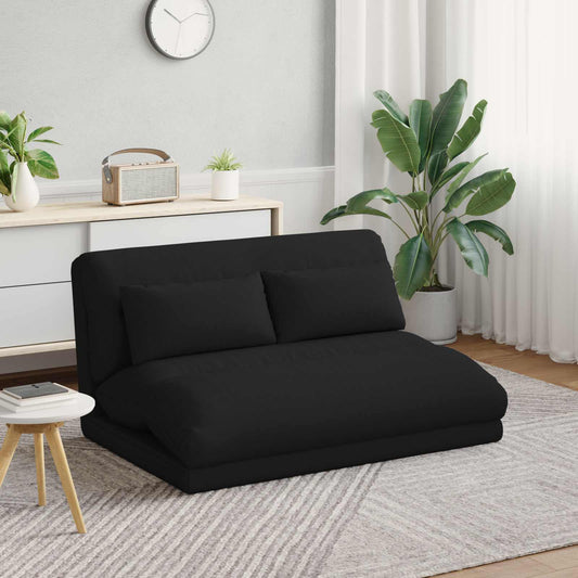 vidaXL Καρέκλα Δαπέδου Μαύρο 110 x 82 x 55 εκ ύφασμα