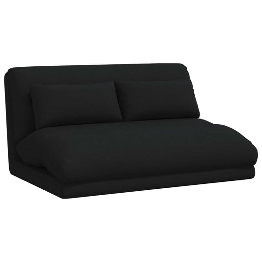 vidaXL Καρέκλα Δαπέδου Μαύρο 110 x 82 x 55 εκ ύφασμα