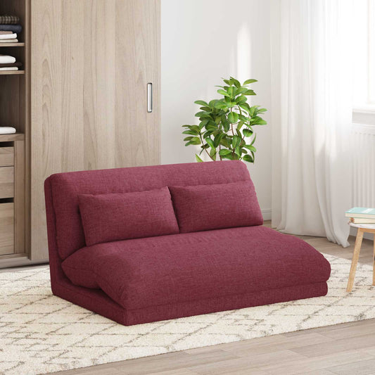 vidaXL Καρέκλα Δαπέδου Κόκκινο 110 x 82 x 55 εκ ύφασμα