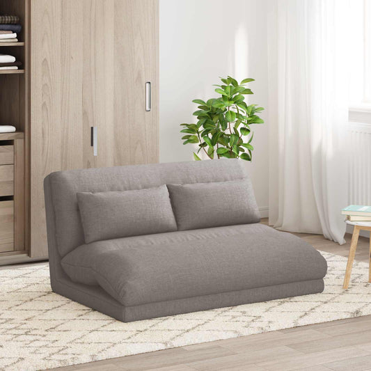 vidaXL Καρέκλα Δαπέδου Taupe 110 x 82 x 55 εκ ύφασμα