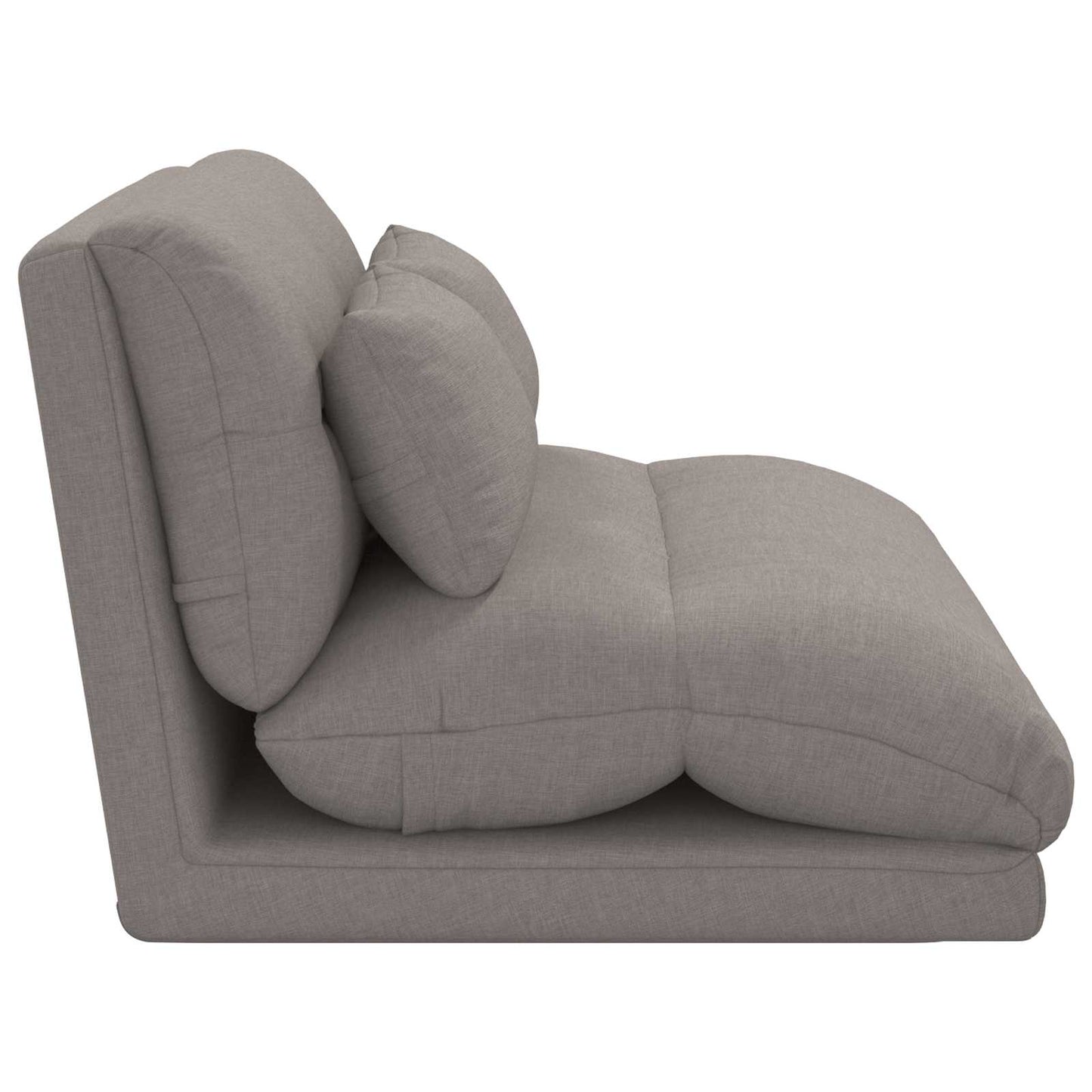 vidaXL Καρέκλα Δαπέδου Taupe 110 x 82 x 55 εκ ύφασμα