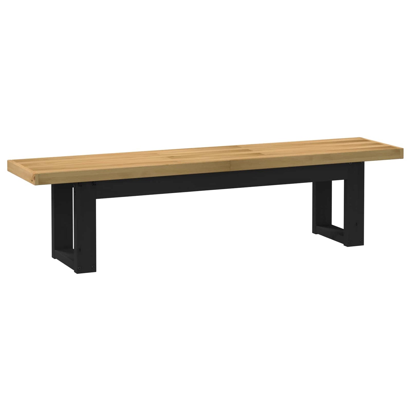 vidaXL Καθιστικό Σαλονιού NOAIN 160 x 41 x 45 εκ Στερεό πεύκο Φυσικό