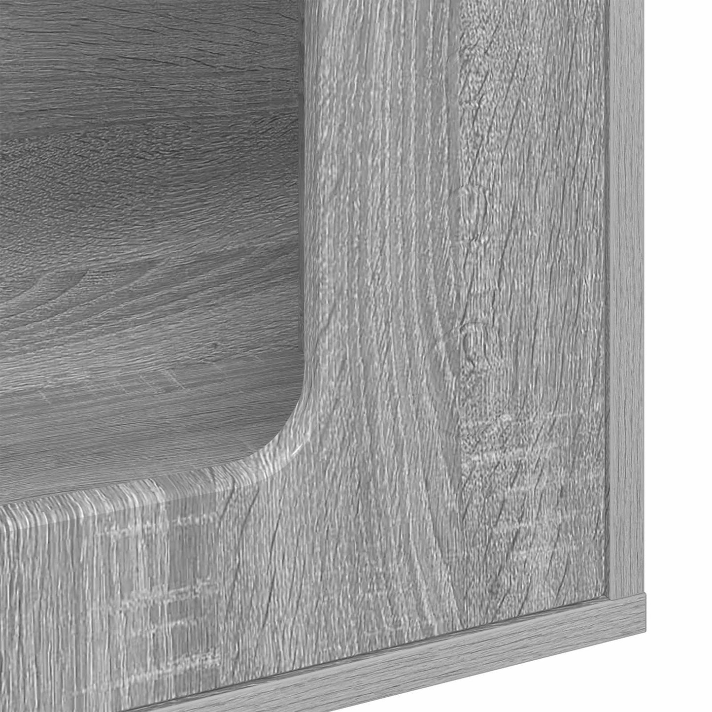vidaXL Σπίτι Γάτας Γκρίζο Σονομα 51 x 30 x 42,5 εκ Επεξεργασμένο Ξύλο