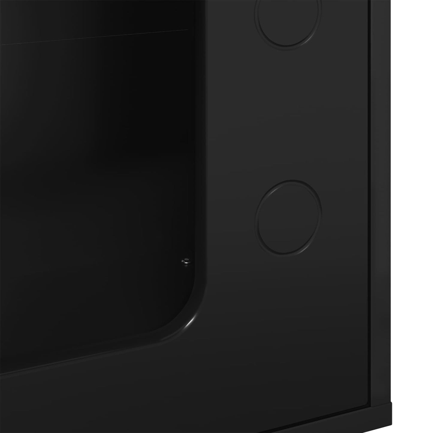 vidaXL Σπίτι Γάτας Μαύρο 51 x 30 x 52 εκ. Επεξεργασμένο ξύλο