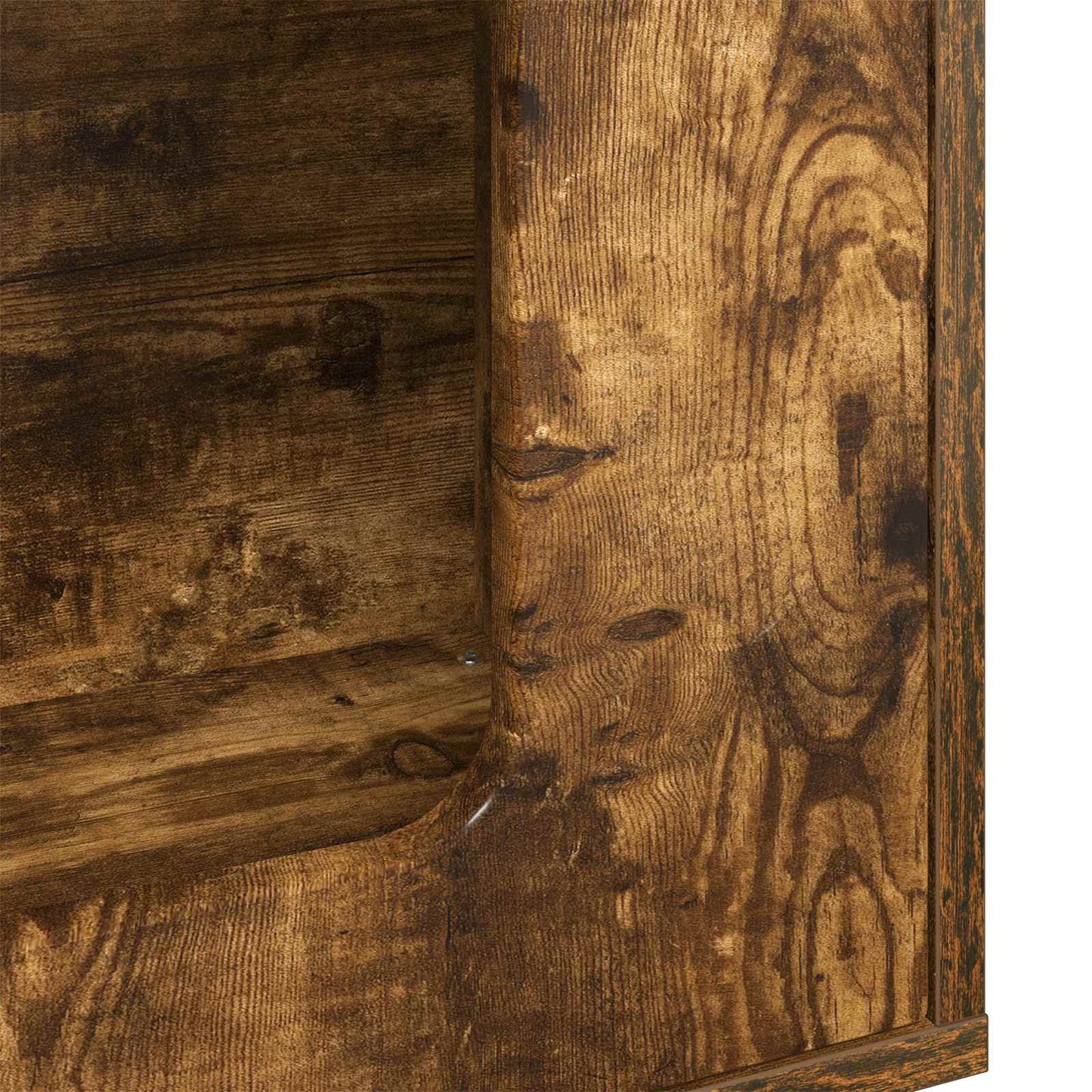 vidaXL Σπίτι Γάτας Καπνιστό Δρύς 51 x 30 x 52 εκ. Επεξεργασμένο ξύλο