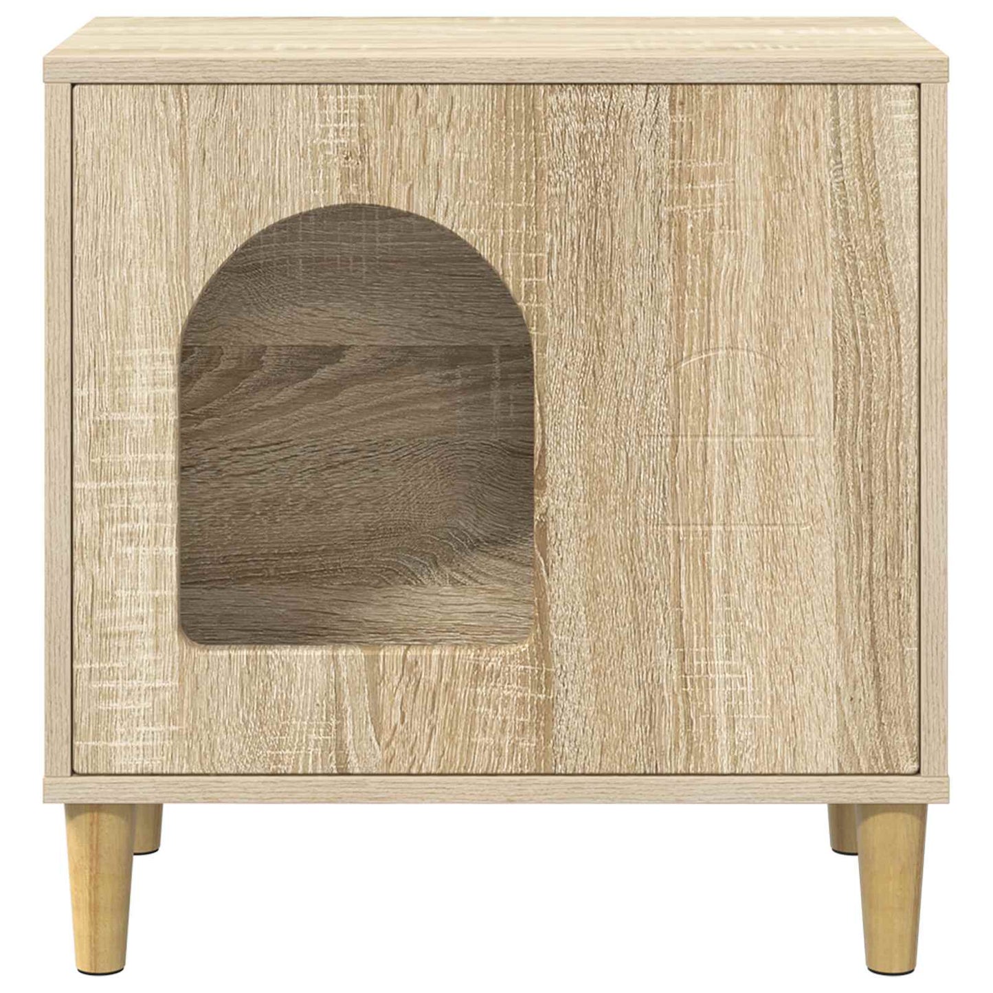 vidaXL Σπίτι Γάτας Σονόμα 51 x 30 x 52 εκ. Επεξεργασμένο Ξύλο