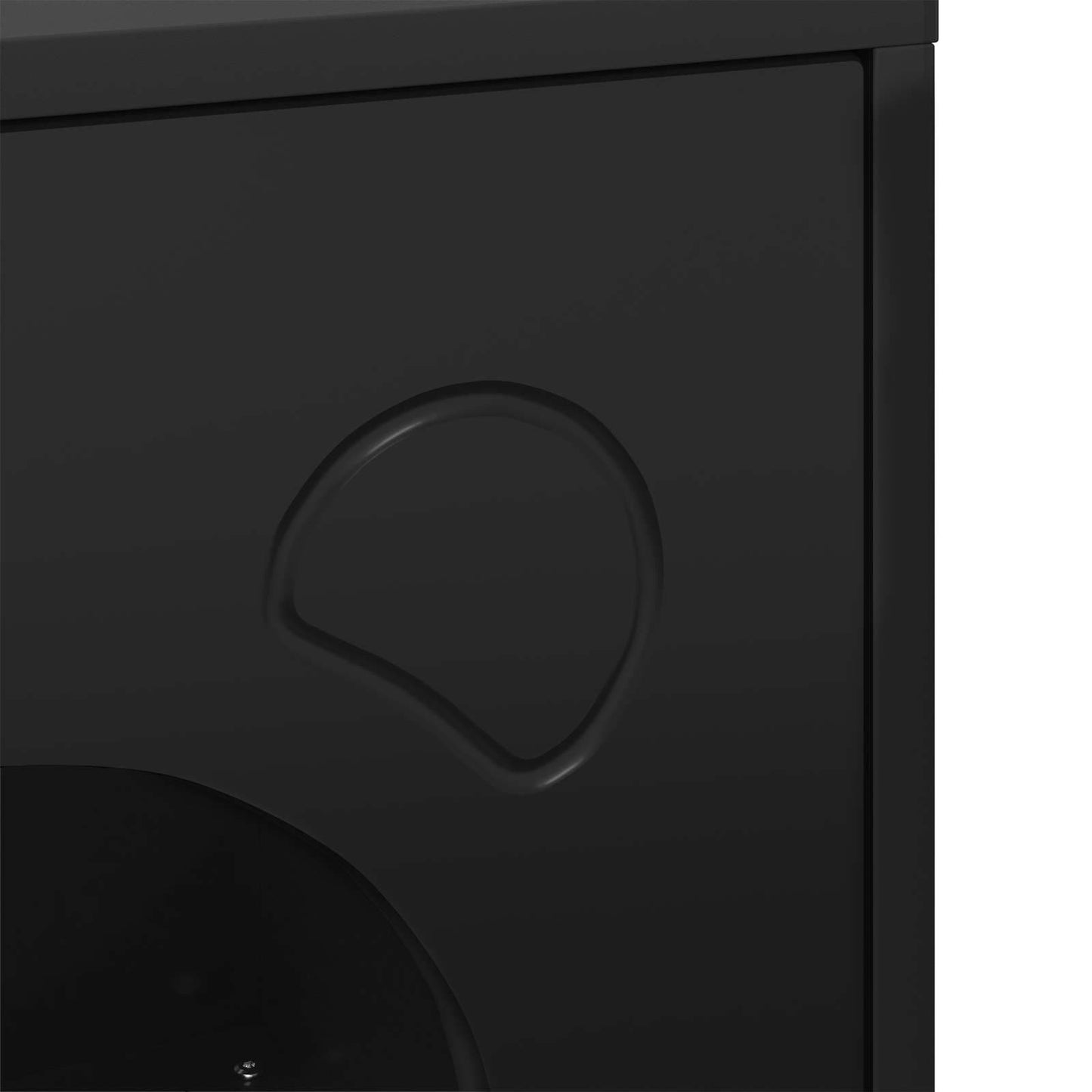 vidaXL Σπίτι Γάτας Μαύρο 42,5 x 40 x 53 εκ Επεξεργασμένο ξύλο