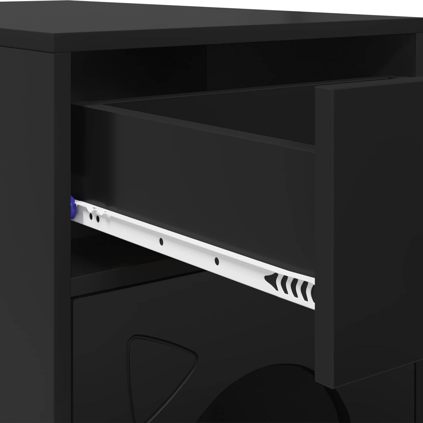 vidaXL Σπίτι Γάτας Μαύρο 72 x 42.5 x 70 εκ. Επεξεργασμένο ξύλο
