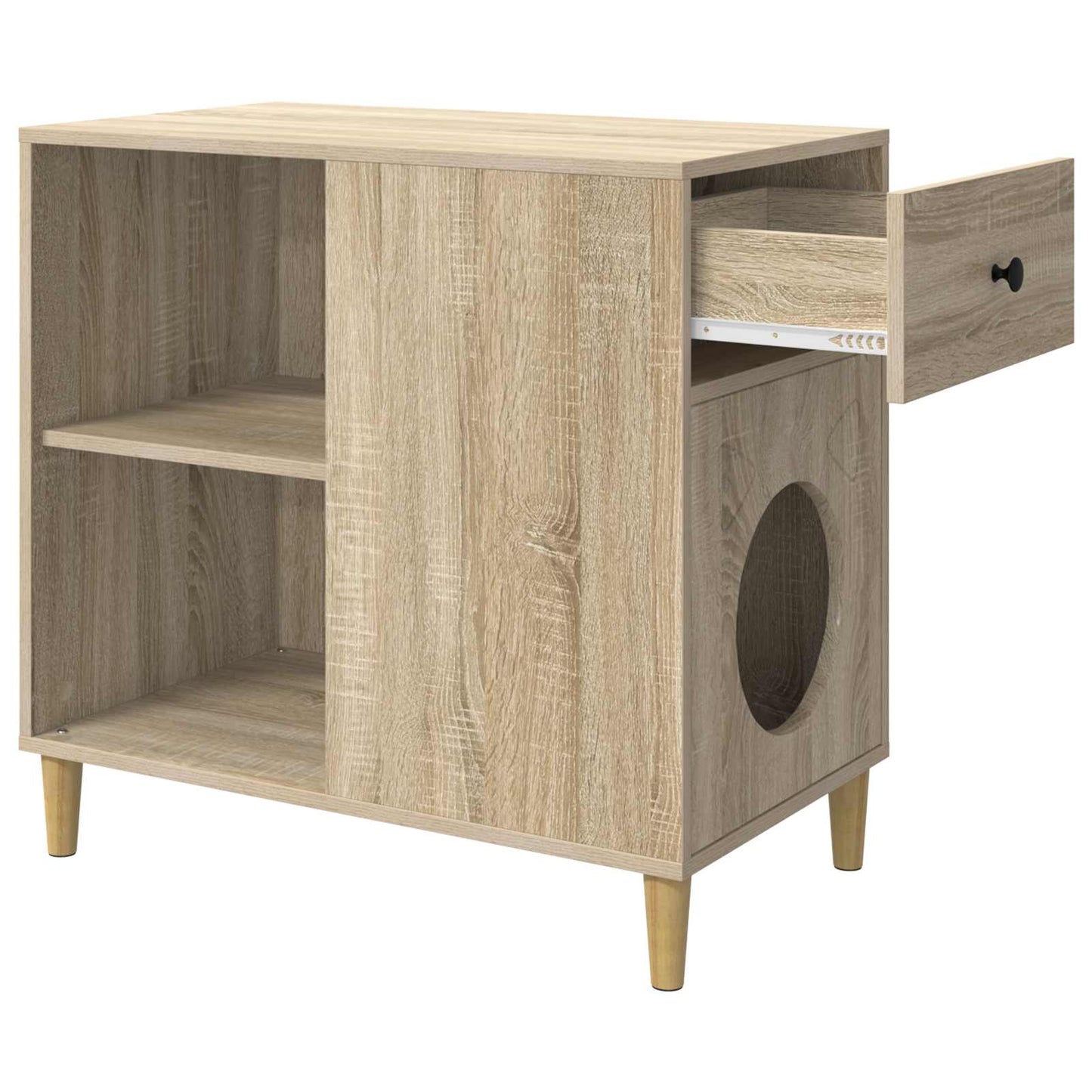 vidaXL Σπίτι Γάτας Σονόμα 72 x 42.5 x 70 εκ. Επεξεργασμένο ξύλο