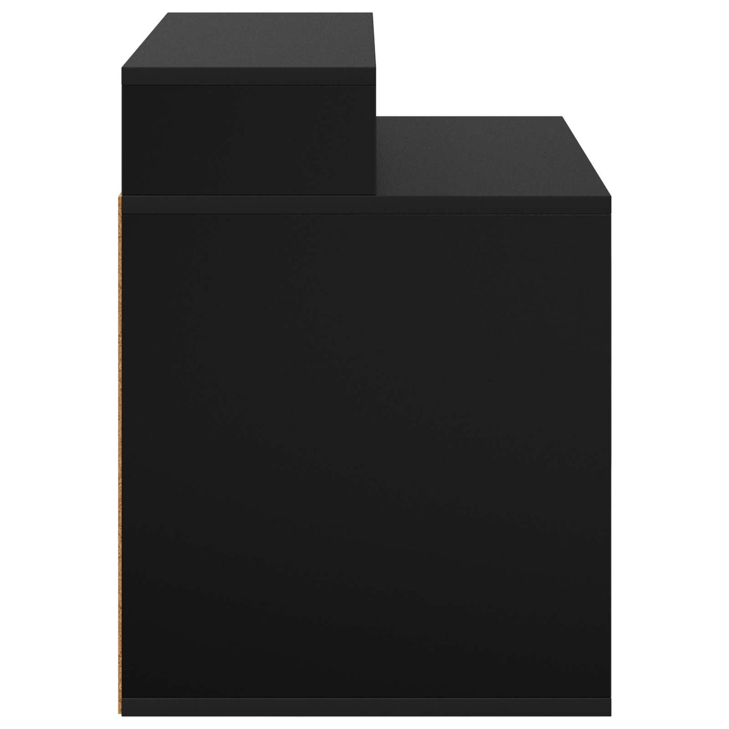 vidaXL Σπίτι Γάτας Μαύρο 42,5 x 40 x 53,5 εκ Επεξεργασμένο Ξύλο