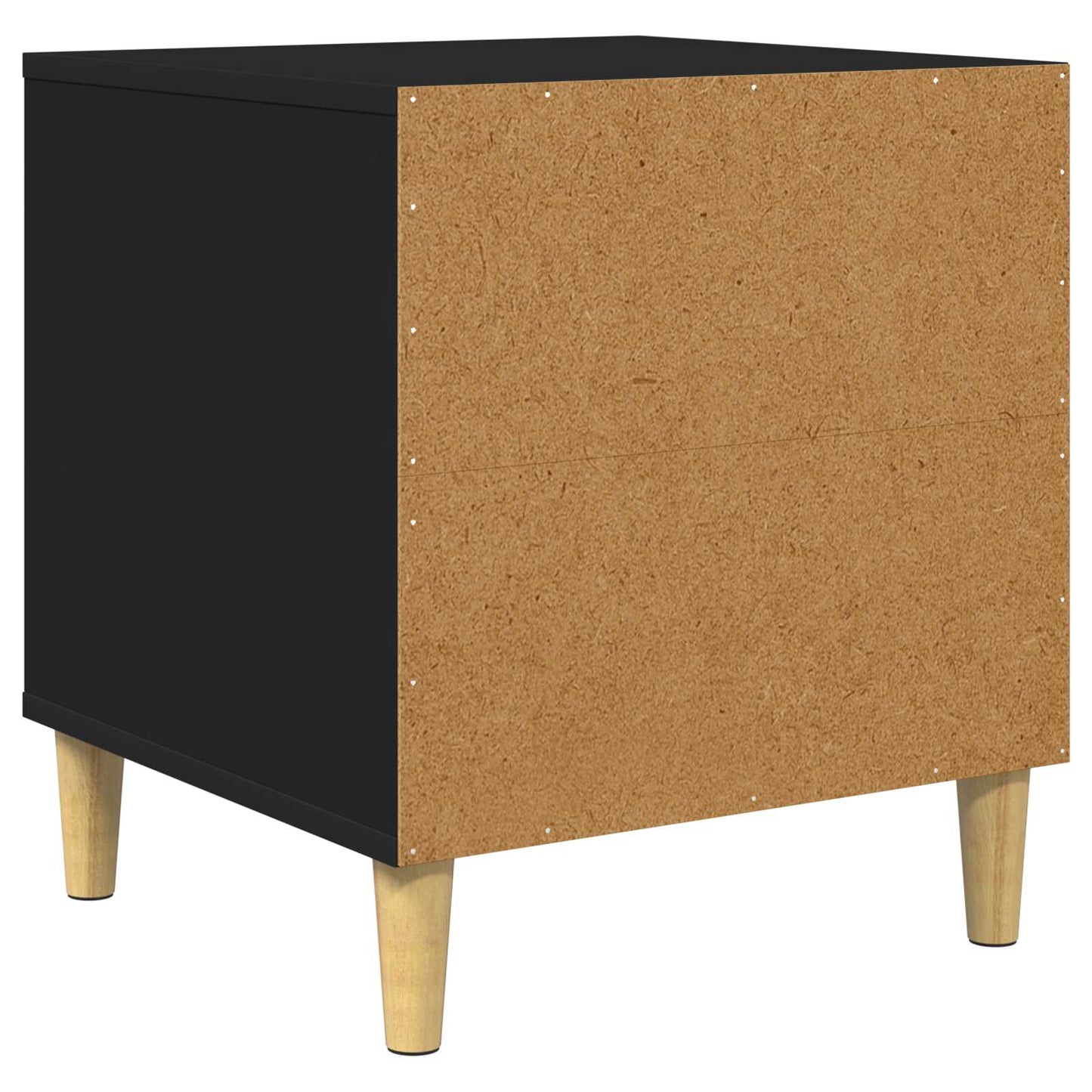 vidaXL Σπίτι Σκύλου Μαύρο 44 x 42 x 49 εκ. Επεξεργασμένο ξύλο