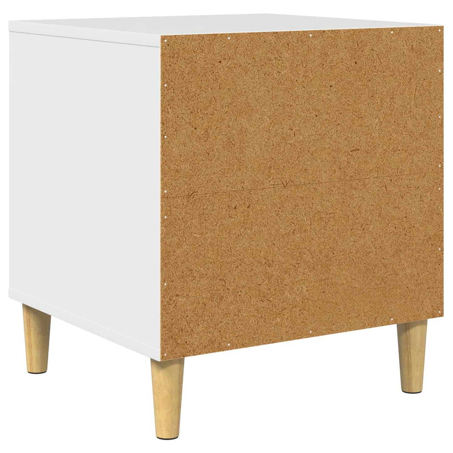 vidaXL Σπίτι Σκύλου Λαμπερό Λευκό 44 x 42 x 49 εκ. Επεξεργασμένο ξύλο