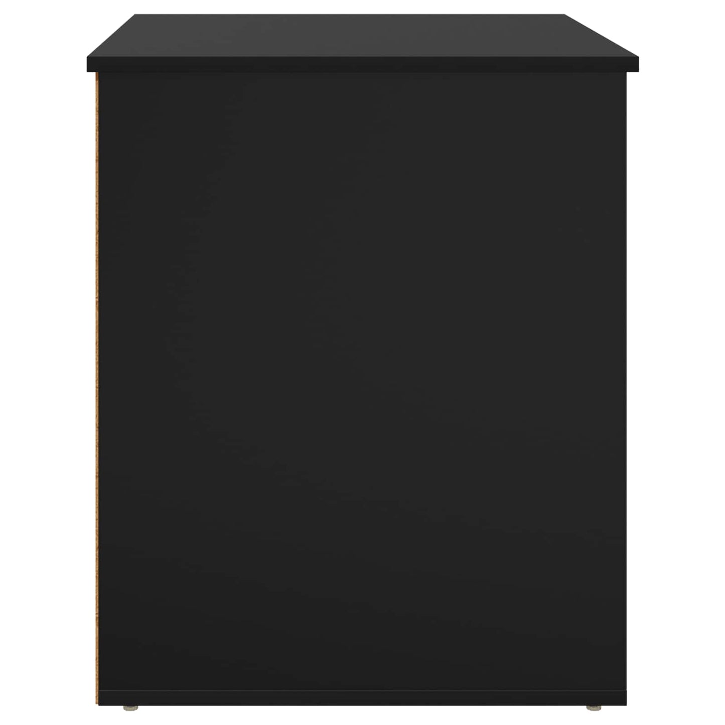 vidaXL Σπίτι Γάτας Μαύρο 53 x 52 x 62 εκ Επεξεργασμένο ξύλο