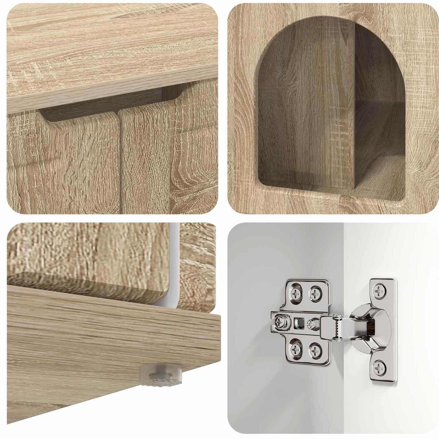 vidaXL Σπίτι Γάτας Σονόμα 85 x 55 x 50,5 εκ Επεξεργασμένο Ξύλο
