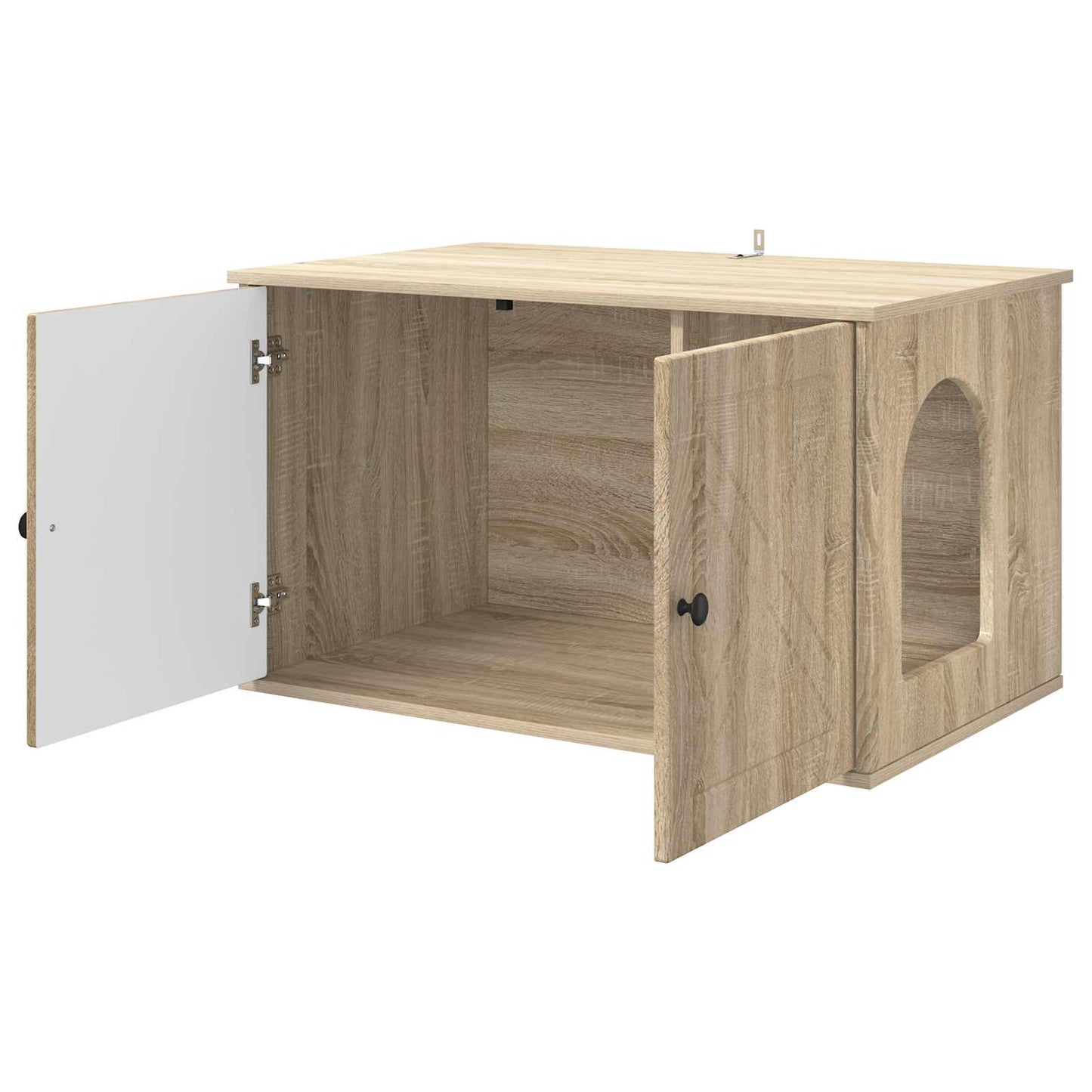 vidaXL Σπίτι Γάτας Σονόμα 85 x 55 x 50,5 εκ Επεξεργασμένο ξύλο
