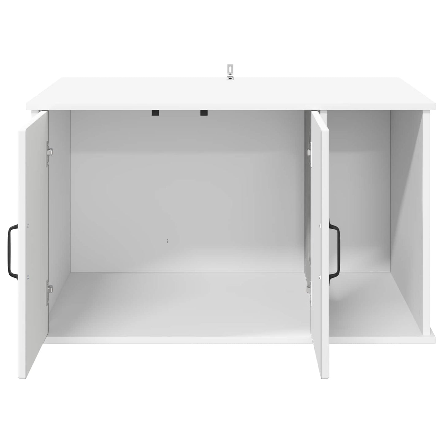 vidaXL Σπίτι Γάτας Λευκό 85 x 55 x 50 εκ. Επεξεργασμένο ξύλο