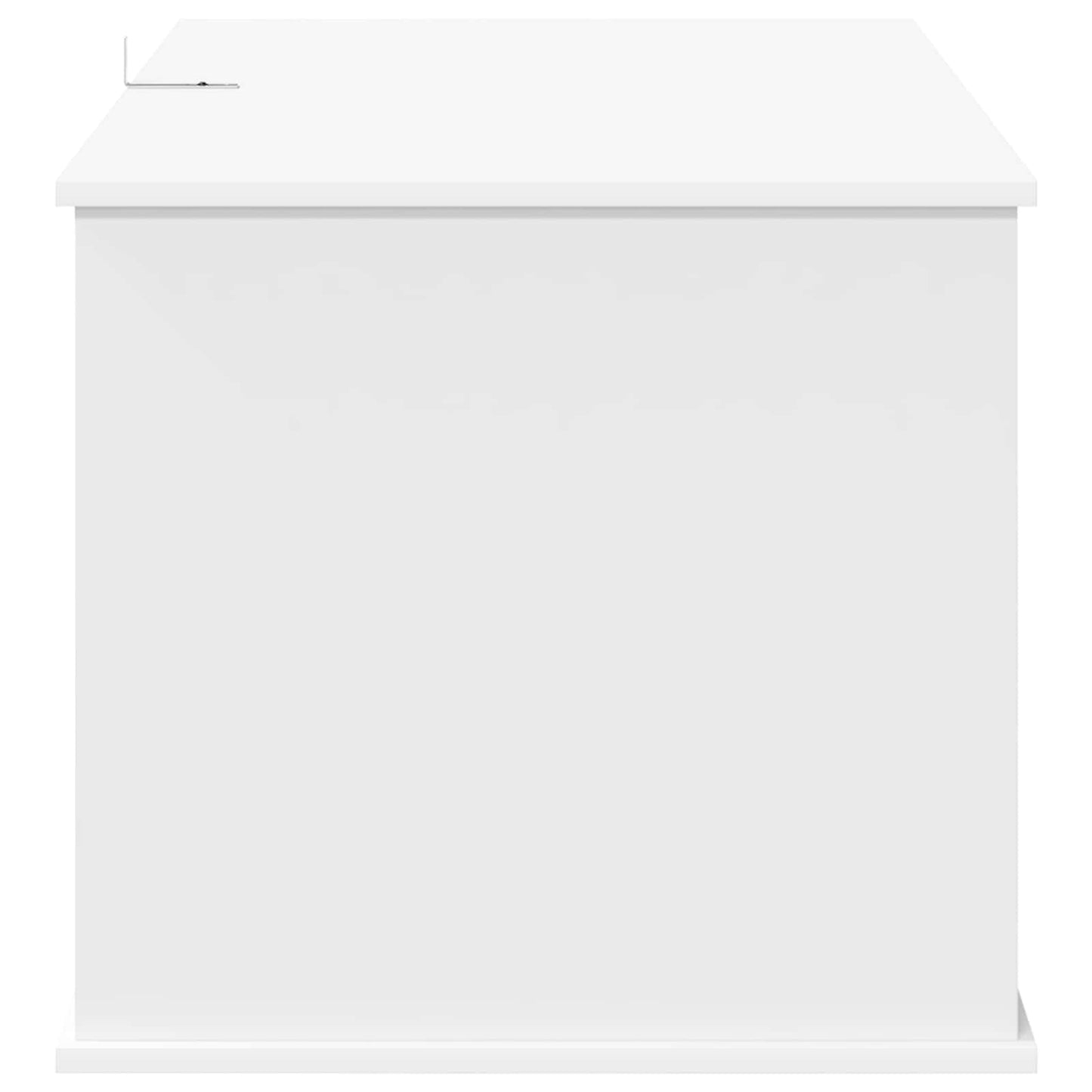 vidaXL Σπίτι Γάτας Λευκό 85 x 55 x 50 εκ. Επεξεργασμένο ξύλο