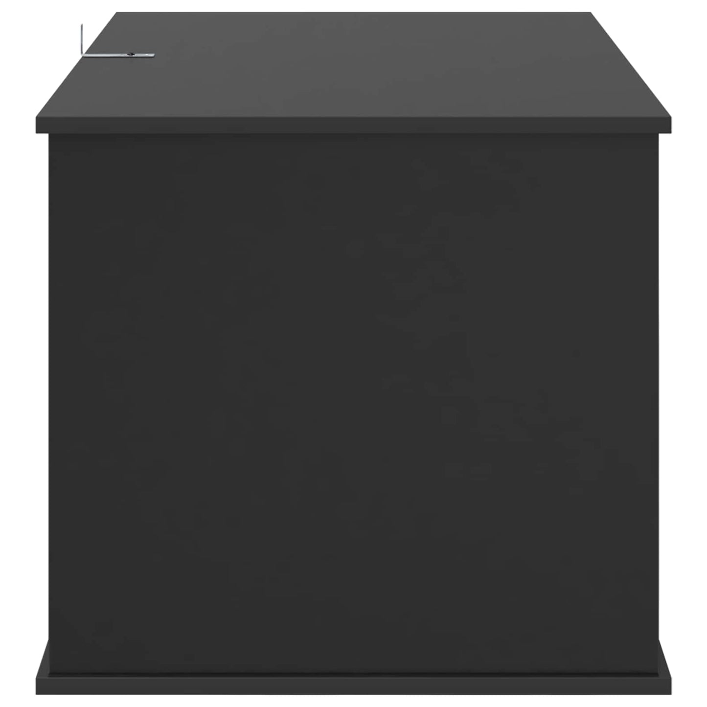 vidaXL Σπίτι Γάτας Μαύρο 85 x 55 x 50 εκ. Επεξεργασμένο ξύλο
