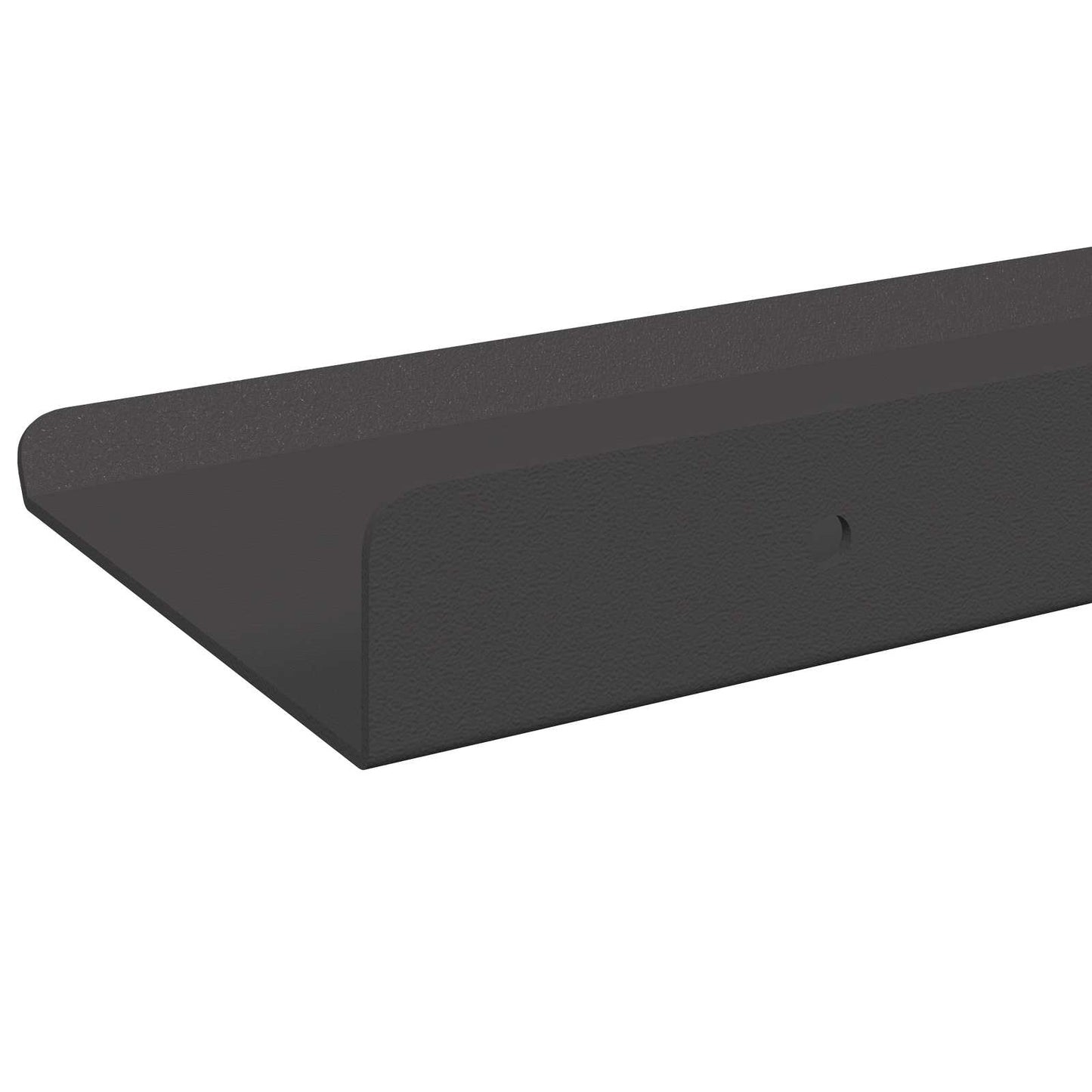 vidaXL Ράφι Τοίχου με ράφι Επιτοίχιο 3 pcs Μαύρο 80 x 18 x 2.5 εκ