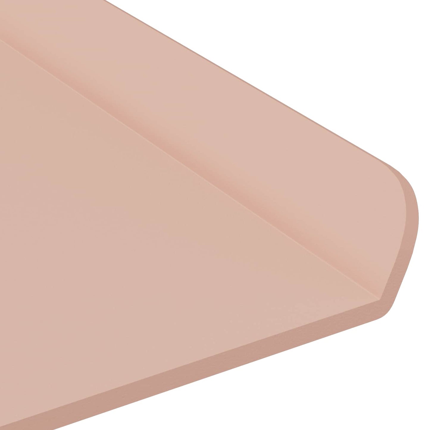 vidaXL Πλωτό ράφι Επιτοίχιο 4 τμχ. Ροζ 30 x 18 x 2,5 εκ Ατσάλι