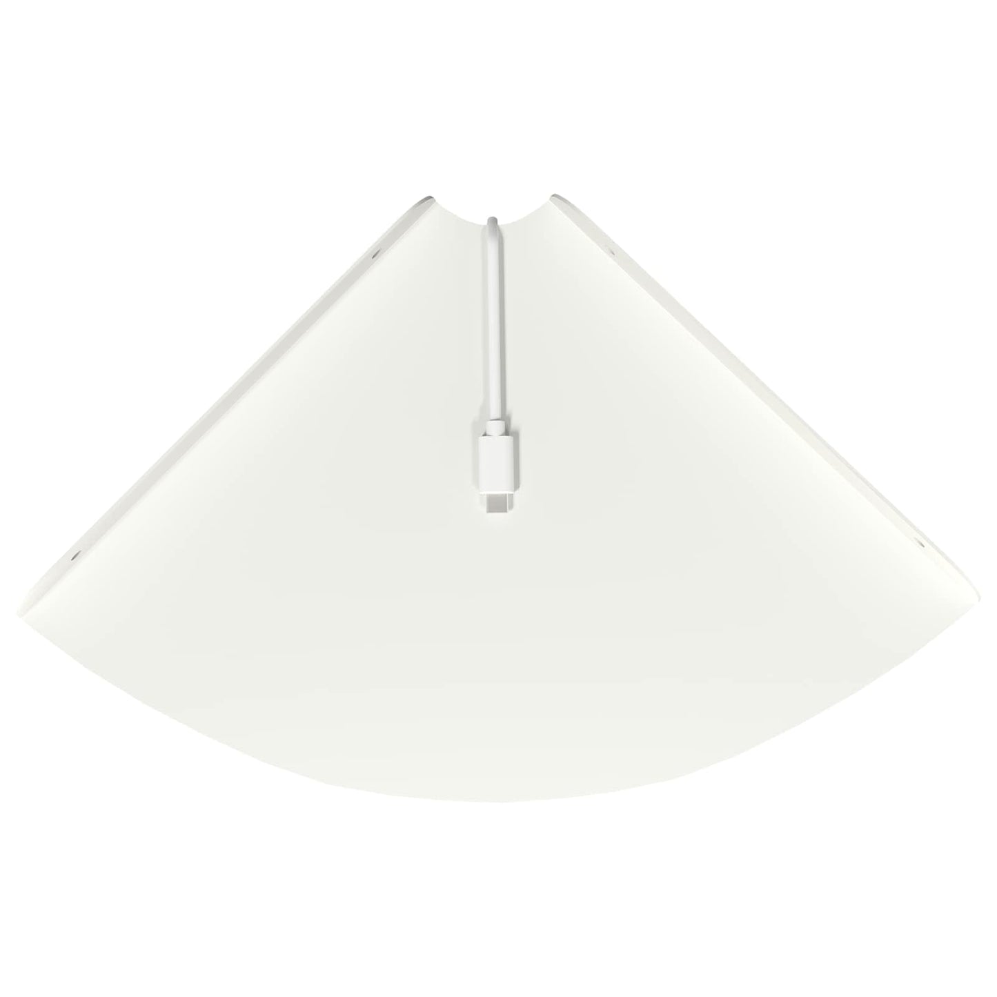 vidaXL Floating Ράφι Γωνίας Γωνιακή βάση 2 τμχ. Λευκός 24 x 24 x 2 εκ