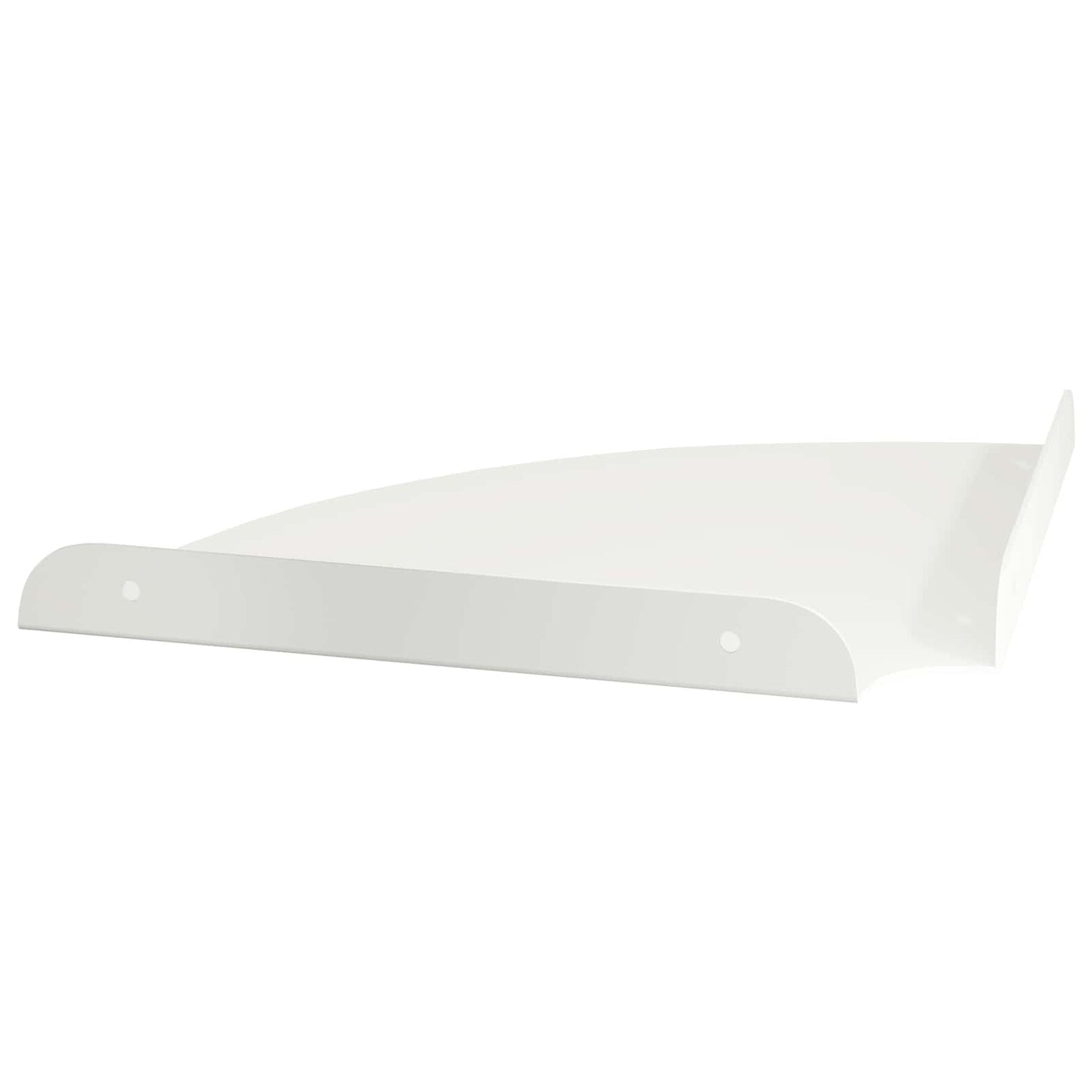 vidaXL Floating Ράφι Γωνίας Γωνιακή βάση 4 τμχ. Λευκός 24 x 24 x 2 εκ
