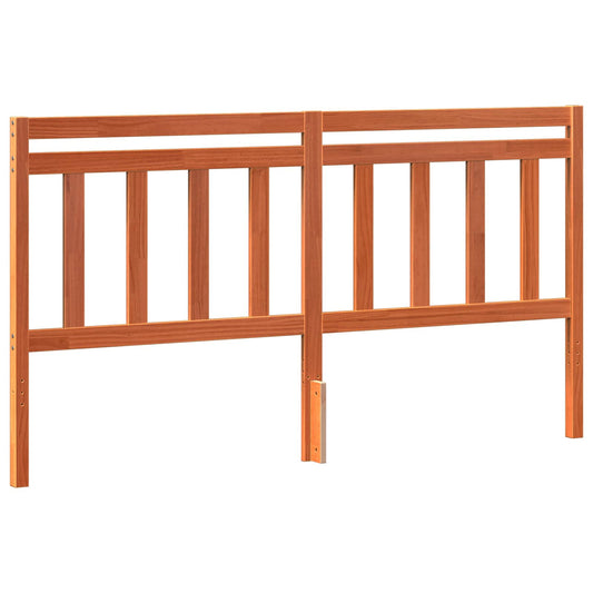 vidaXL Κεφαλάρι με κεφαλάρι Κερωτό καφέ 185,5 x 100 cm