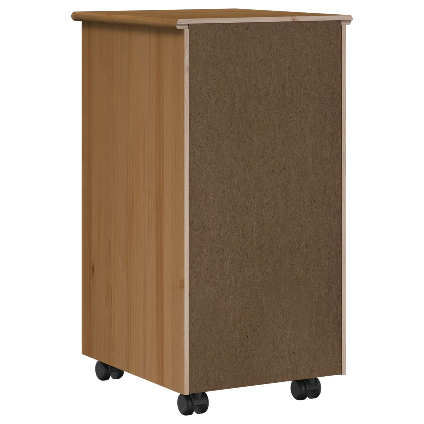 vidaXL Κινητό Ντουλάπι 34 x 39 x 65,5 cm Στερεό ξύλο πεύκου Μέλι Καφέ