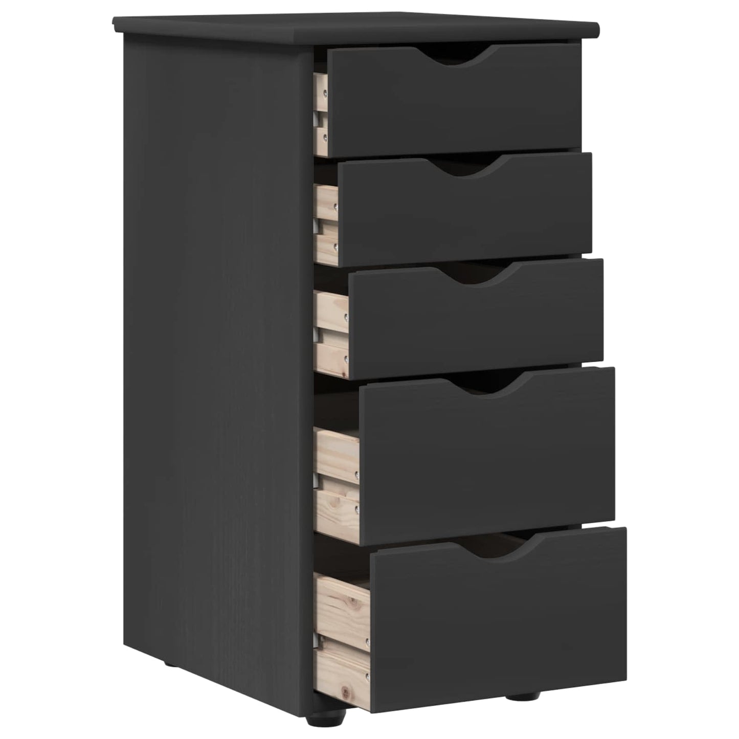 vidaXL Ντουλαπιού (Cabinet) 34 x 39 x 61,5 εκ Στερεό ξύλο πεύκου Γκρι