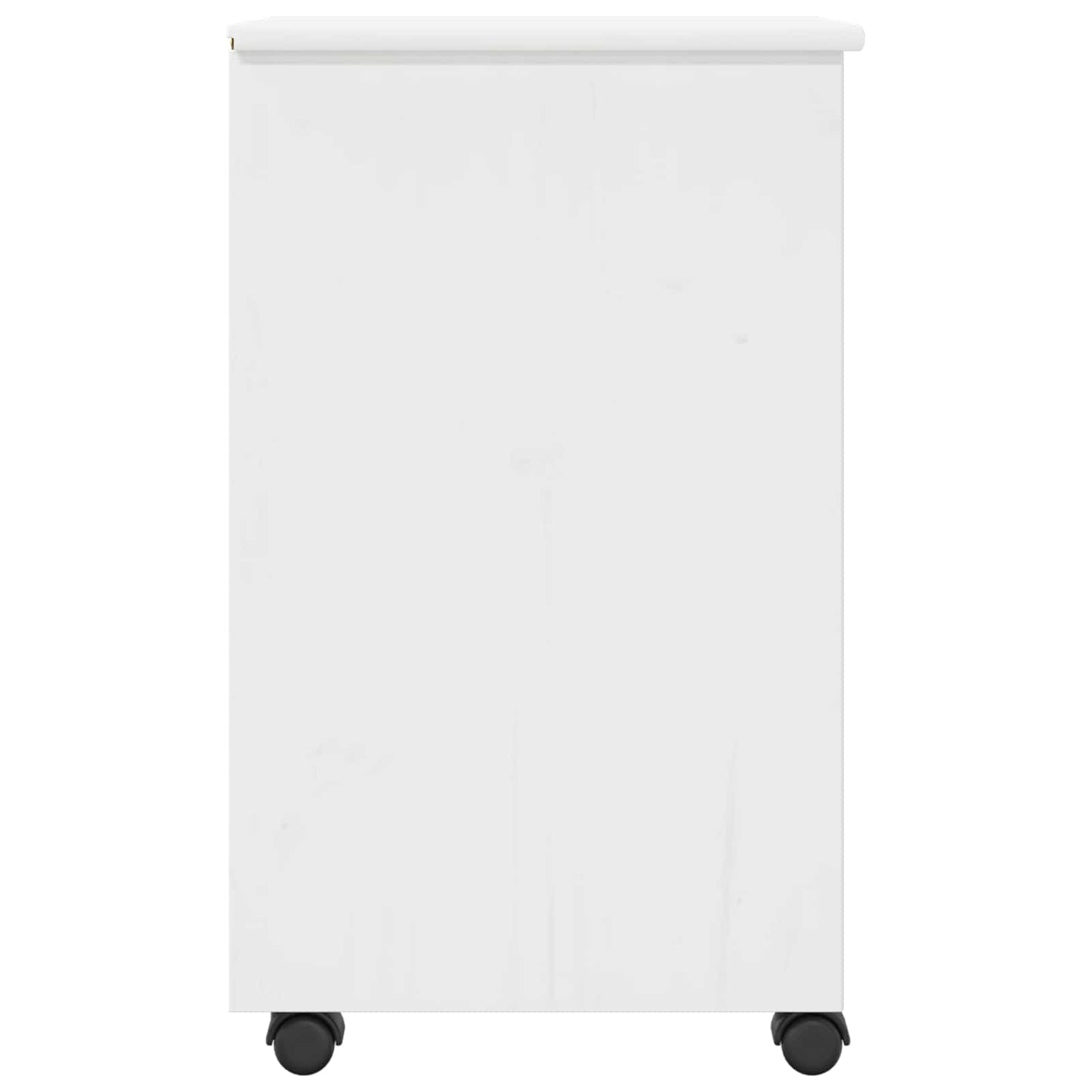 vidaXL Κινητό Ντουλάπι 34 x 39 x 65,5 cm Στερεό πεύκο Λευκός