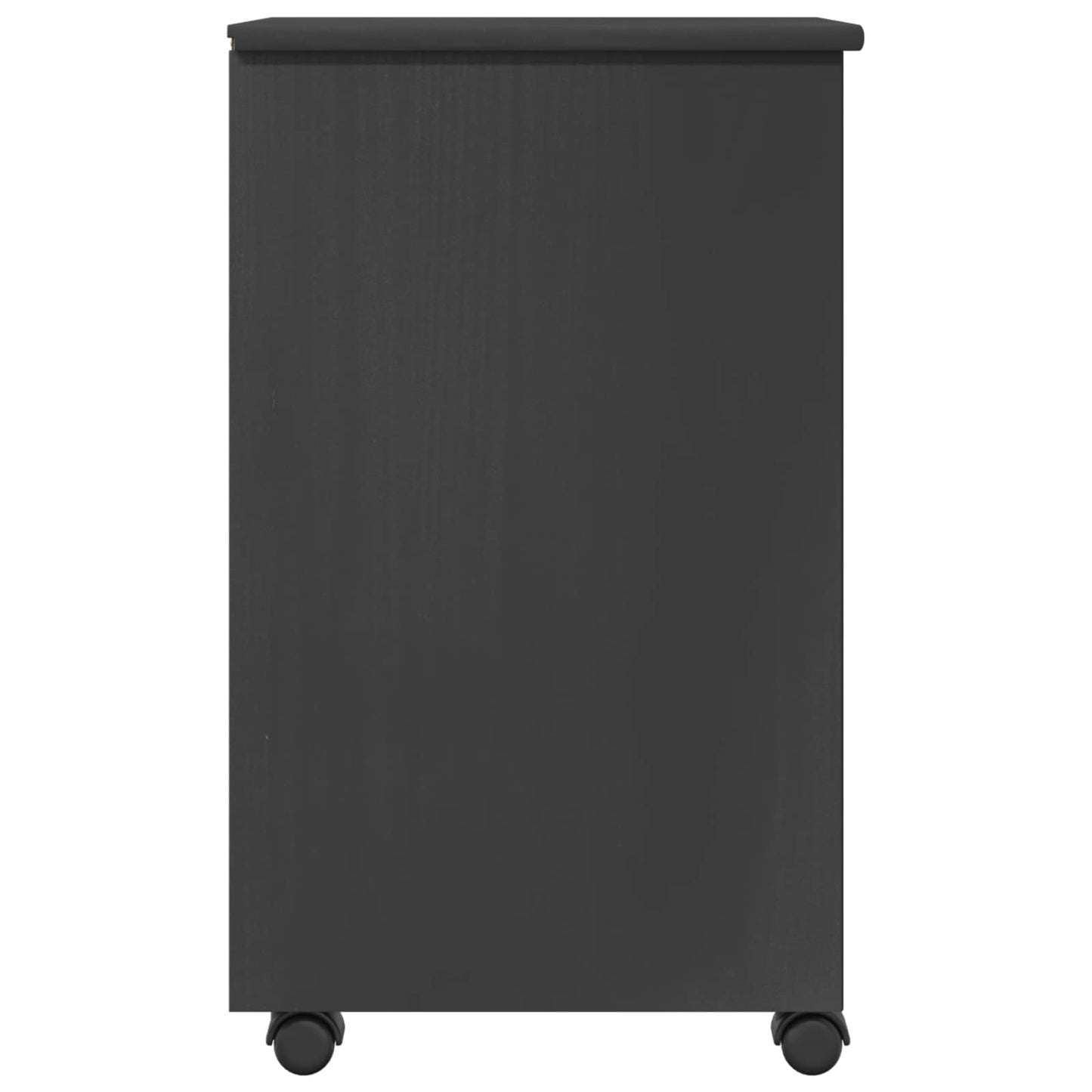 vidaXL Κινητό Ντουλάπι 34 x 39 x 65,5 cm Στερεό πεύκο Γκρι