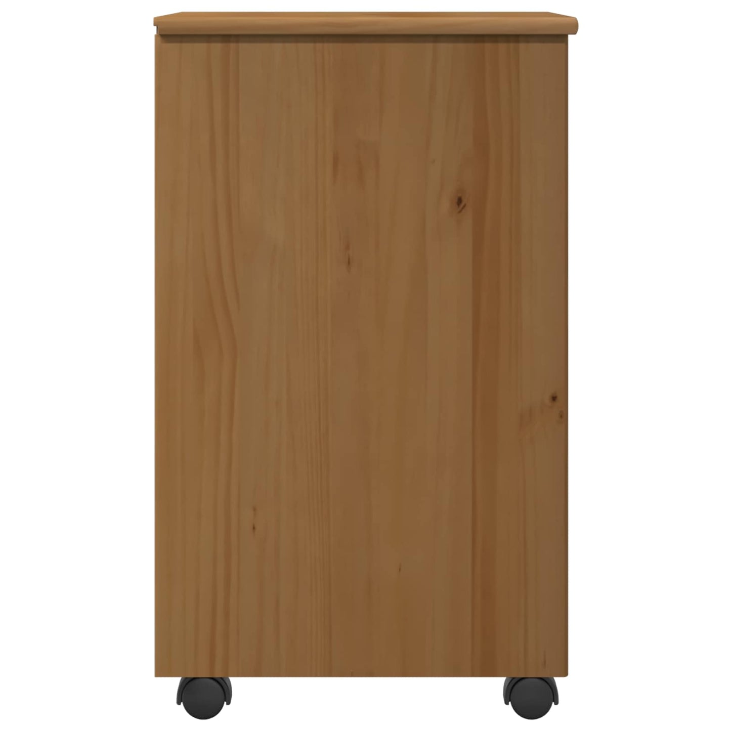 vidaXL Κινητό Ντουλάπι Μέλι Καφέ 34 x 39 x 65,5 cm Στερεό ξύλο πεύκου
