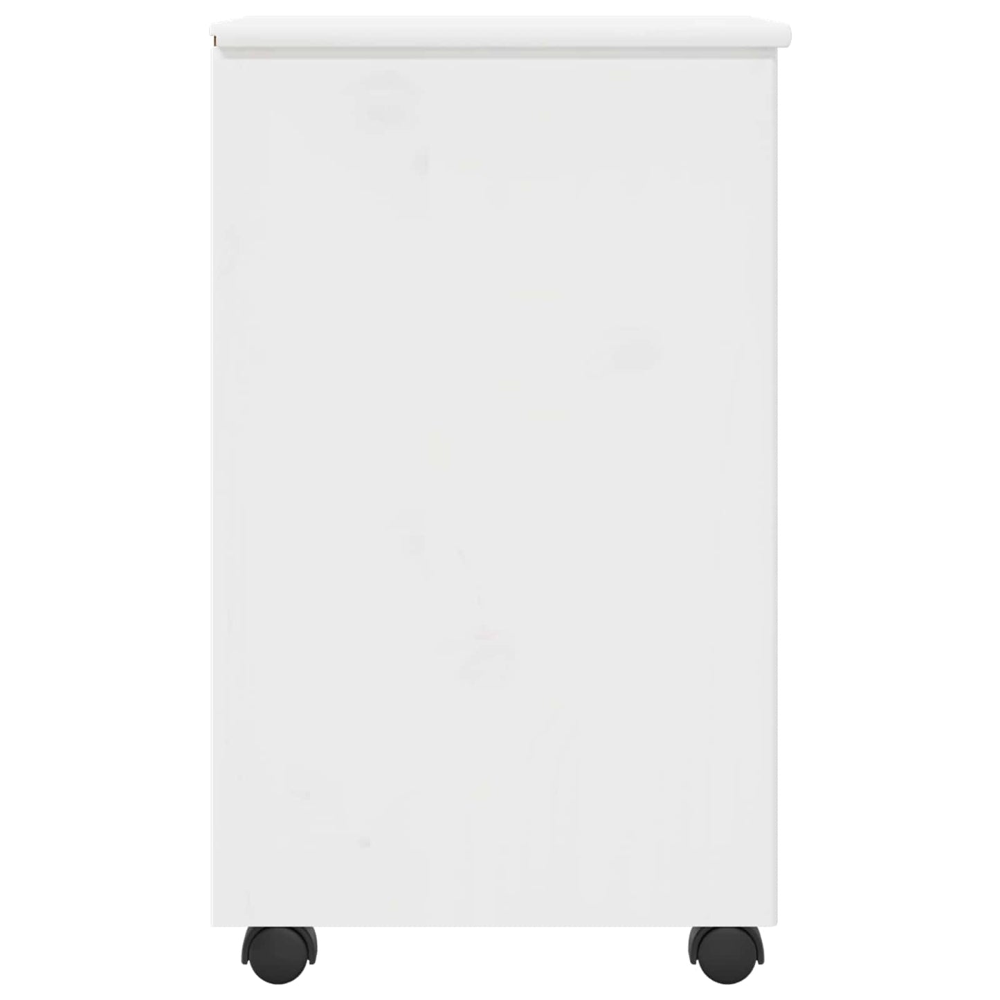 vidaXL Κινητό Ντουλάπι Λευκό 34 x 39 x 65,5 cm Στερεό ξύλο πεύκου